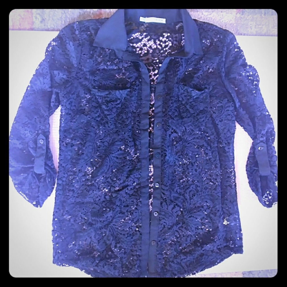Beautiful Black lace top!